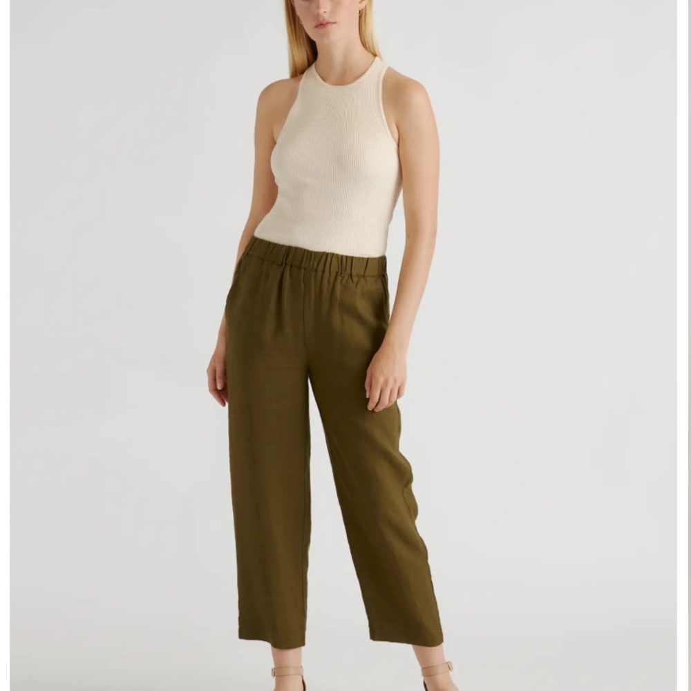 Quince Linen Cropped Women's Pants